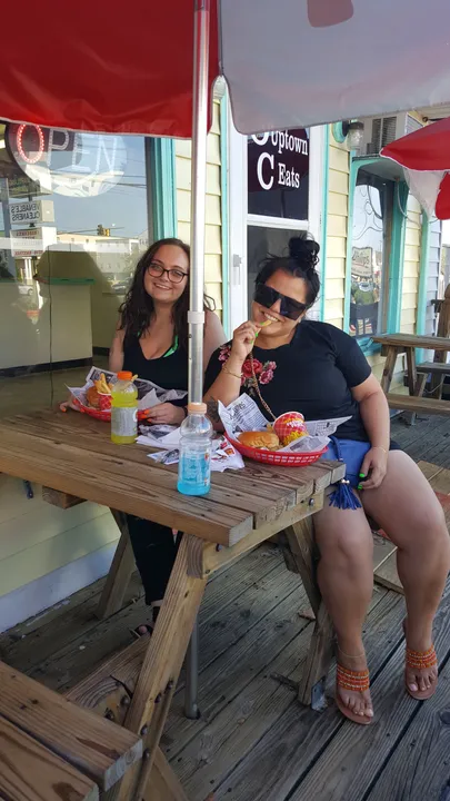 Happy Customers on the Patio